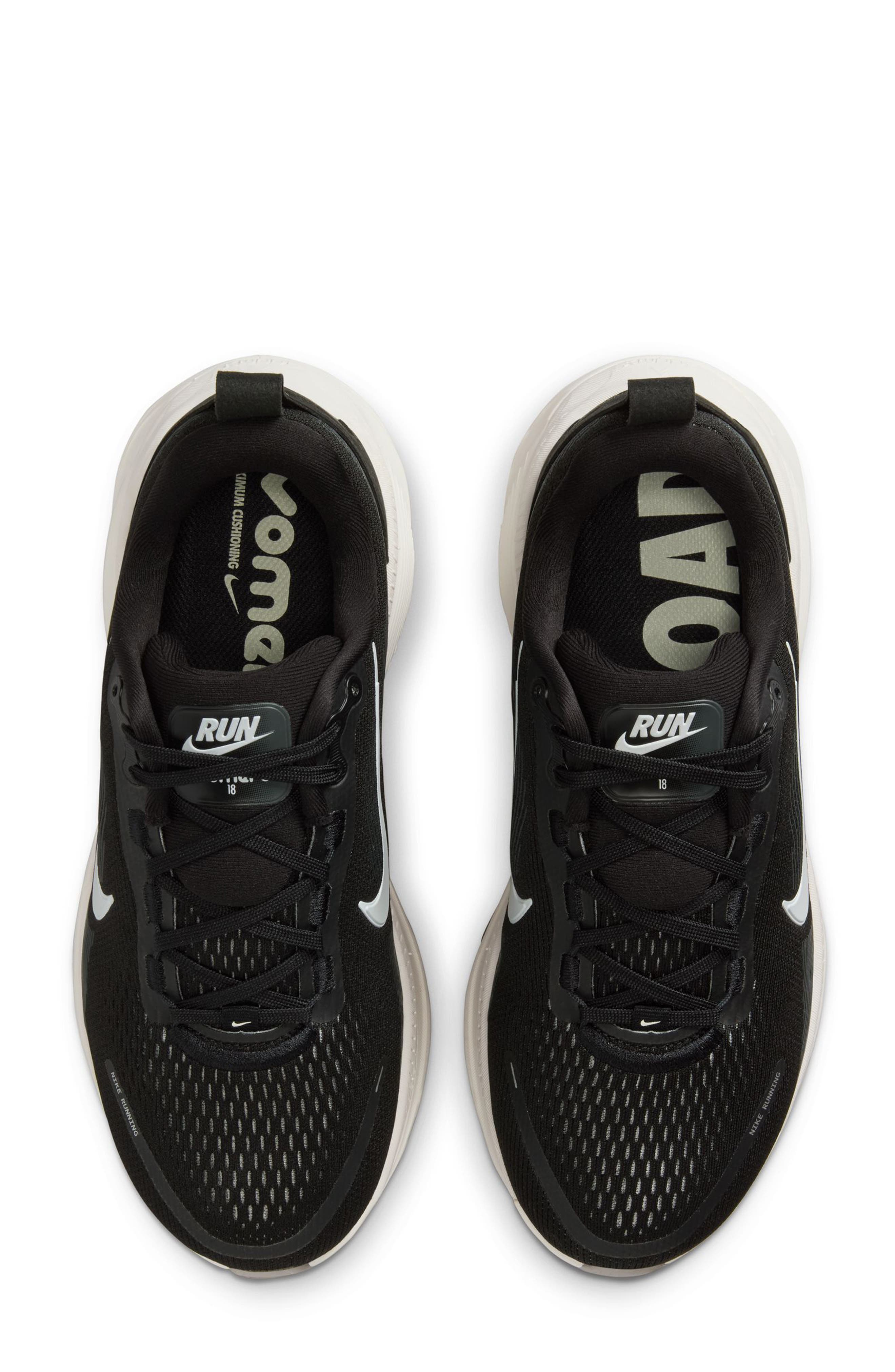 Nike Vomero 18 Running Shoe, Alternate, color, 002 Black/Smtwht