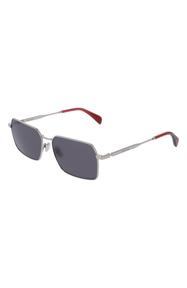 Paul Smith 58mm Modified Rectangular Sunglasses, Alternate, color, Silver/ Grey