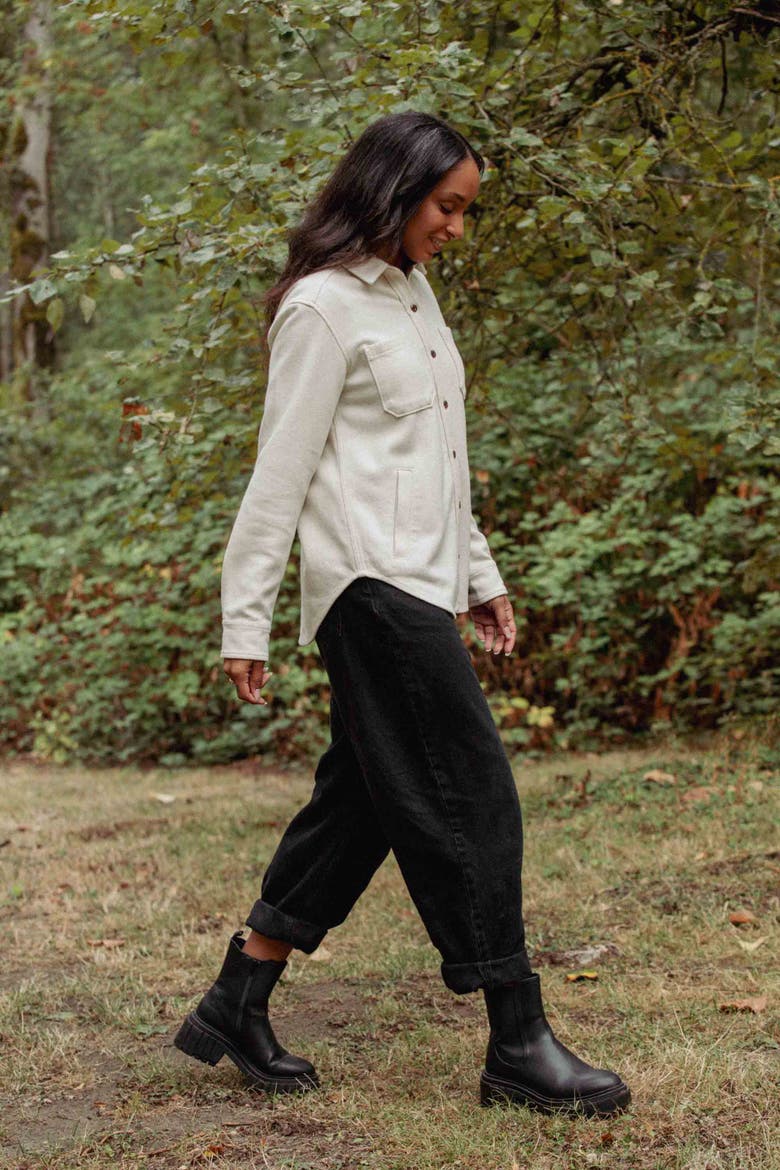 Dawson Overshirt, Alternate, color, Ivory Twill