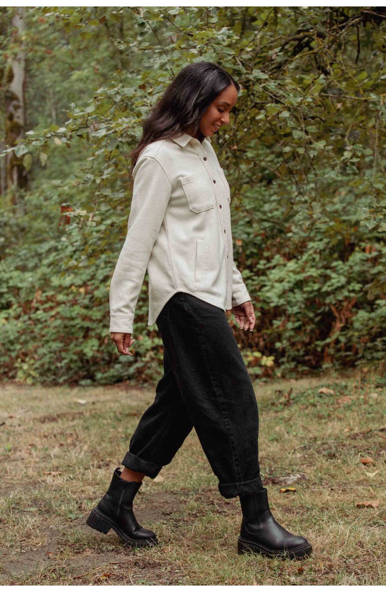 Bridge & Burn Dawson Overshirt, Alternate, color, Ivory Twill