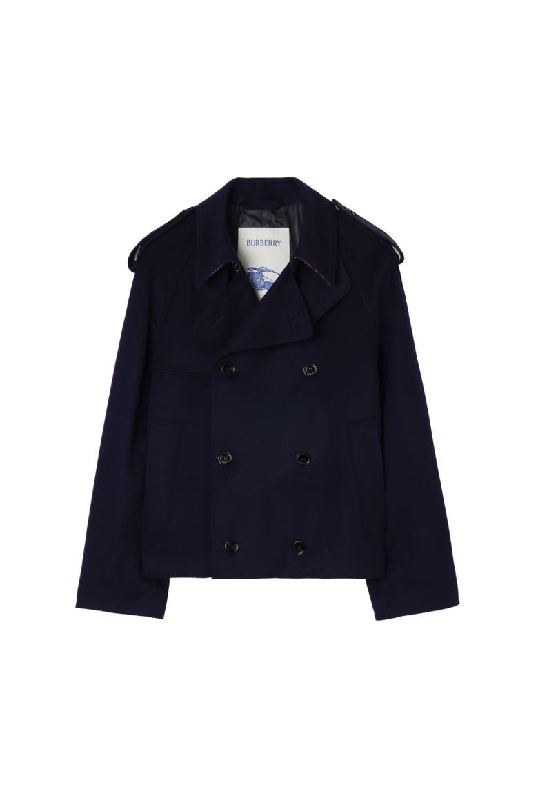 Cashmere Leadenham Trench Jacket, Alternate, color, Navy