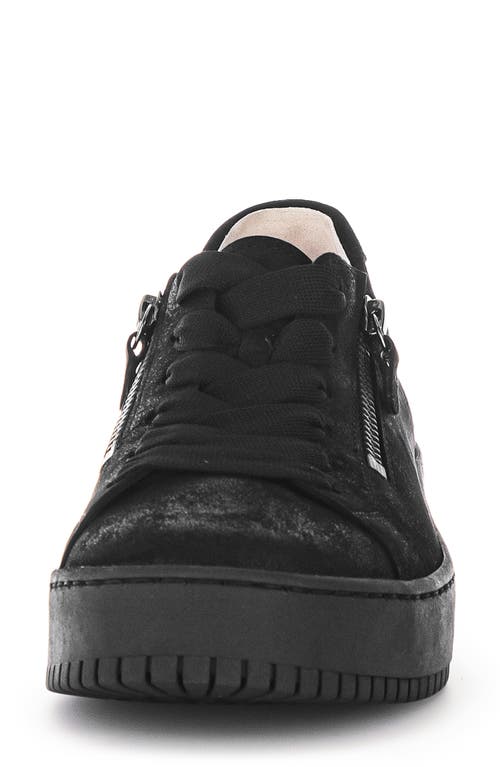 Gabor 63.334 Platform Sneaker In Black