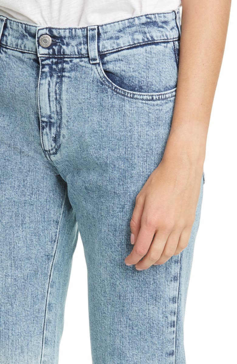 Stella McCartney The Straight Dip Dye Boyfriend Jeans, Alternate, color, 