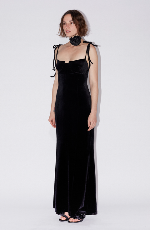 Vera Velvet Bra Dress
