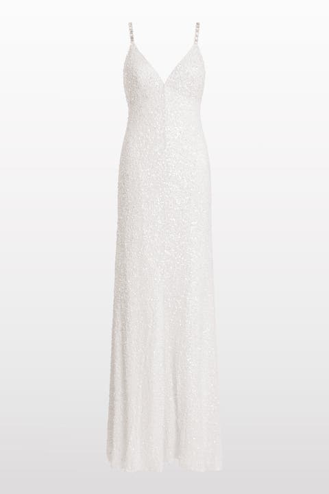 Nora Sequin-Embellished Gown