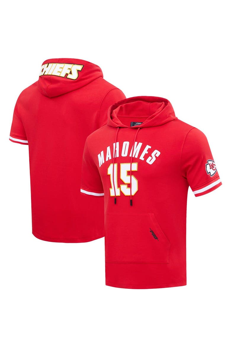 Men's Pro Standard Patrick Mahomes Red Kansas City Chiefs Player Name & Number Hoodie T-Shirt, Main, color, Red