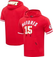 PRO STANDARD Men's Pro Standard Patrick Mahomes Red Kansas City Chiefs Player Name & Number Hoodie T-Shirt