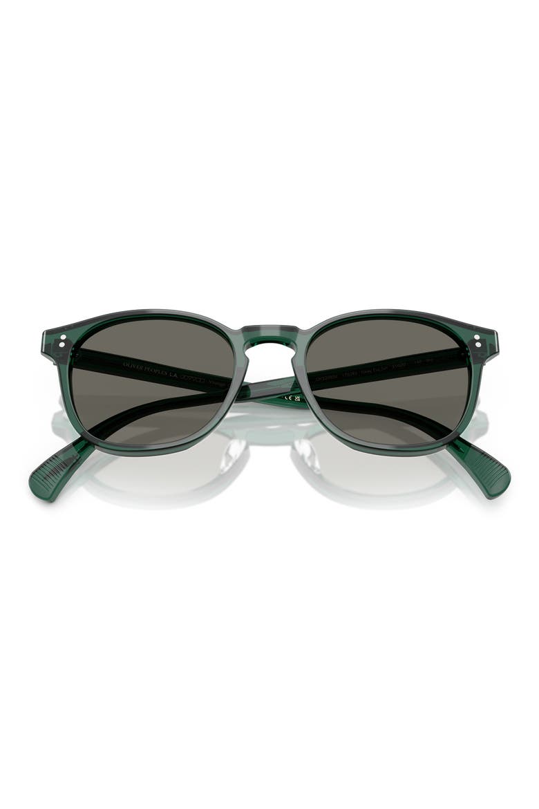 Finley Esquire 51mm Square Sunglasses, Alternate, color, TRANSLUCENT DARK TEAL