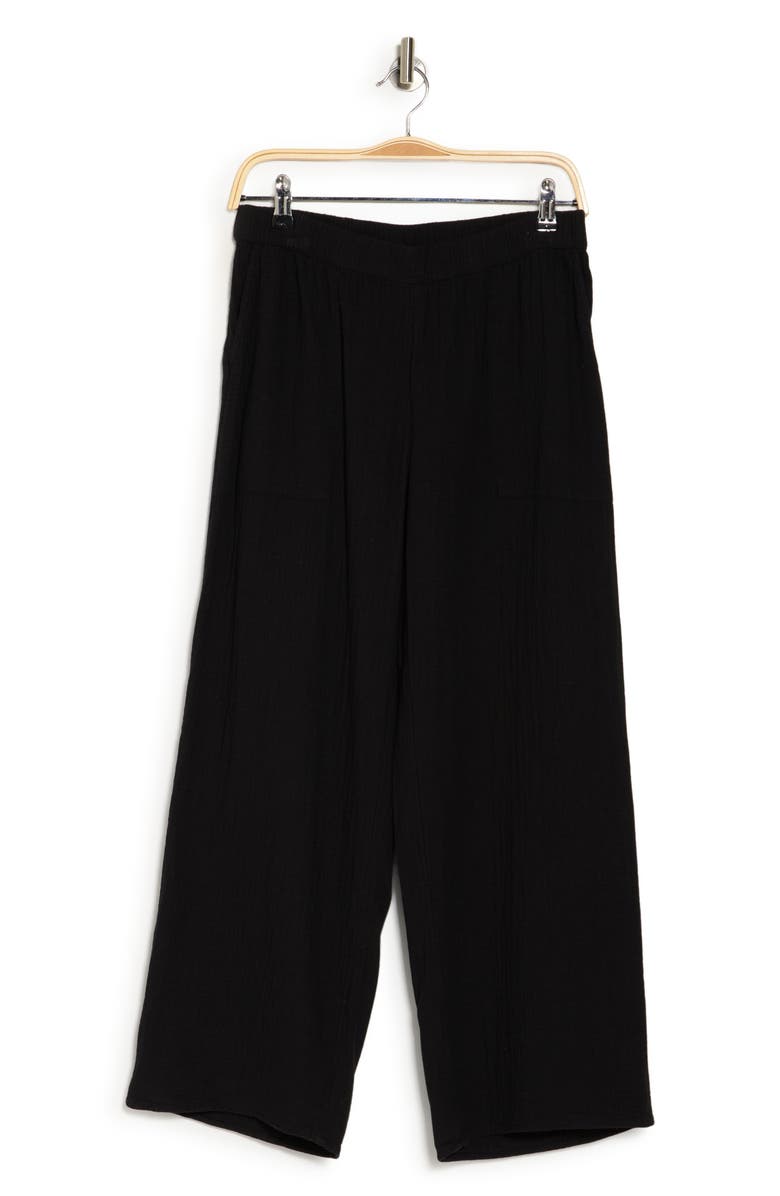 Caslon<sup>®</sup> Cotton Gauze Pull-On Pants, Alternate, color,