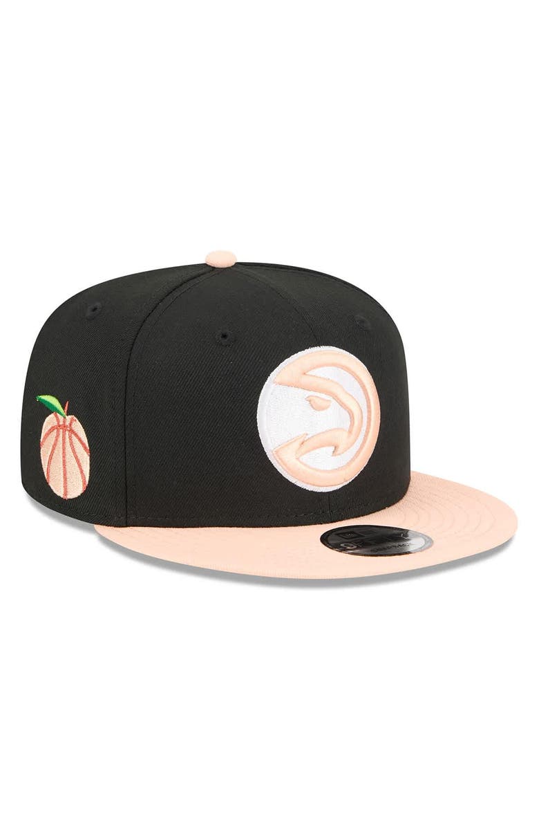 New Era Men's New Era Black Atlanta Hawks 2025/26 City Edition Alternate 9FIFTY Snapback Hat, Main, color, Black