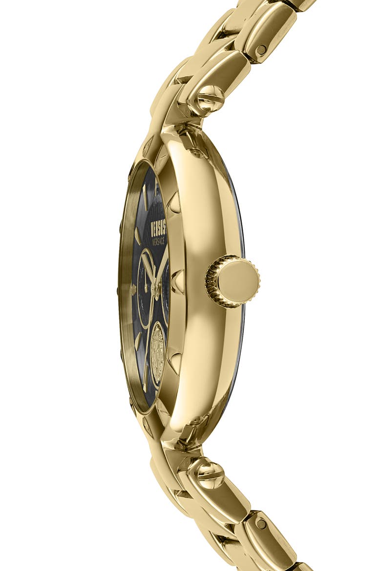 Versus Sertie Bracelet Watch, 36mm, Alternate, color, GOLD