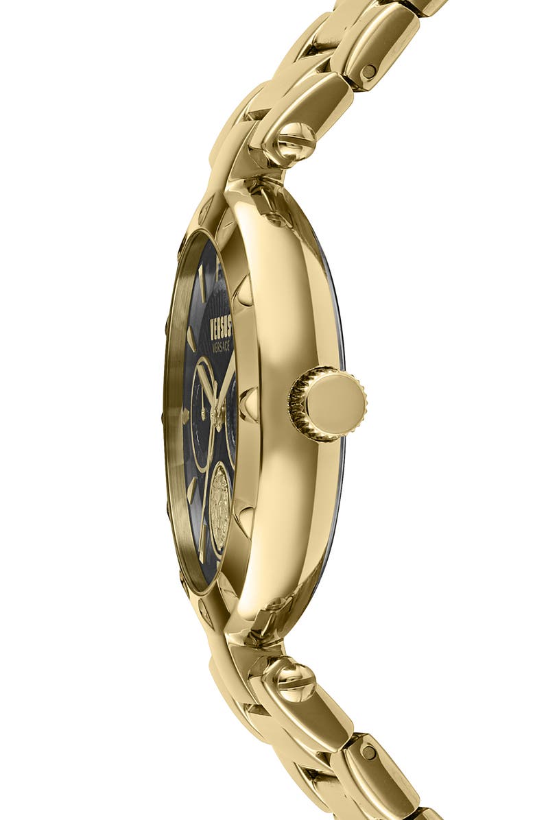 VERSUS Versace Versus Sertie Bracelet Watch, 36mm, Alternate, color, Gold