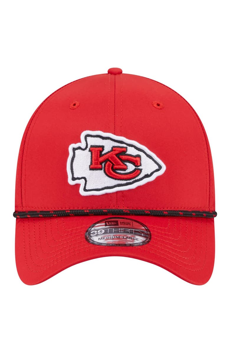 New Era Men's New Era Red Kansas City Chiefs Perforated 39THIRTY Flex Hat, Alternate, color, Red