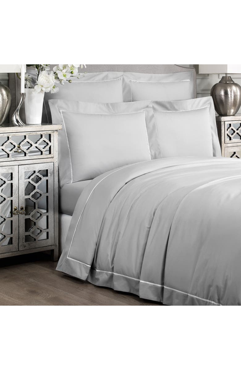 Togas Plaza Fitted Sheet, Alternate, color, Grey