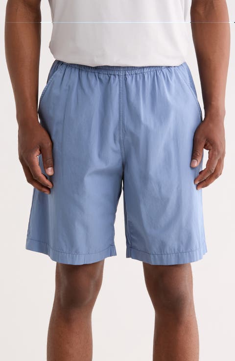 Relaxed Fit Washed Effect Organic Cotton Shorts