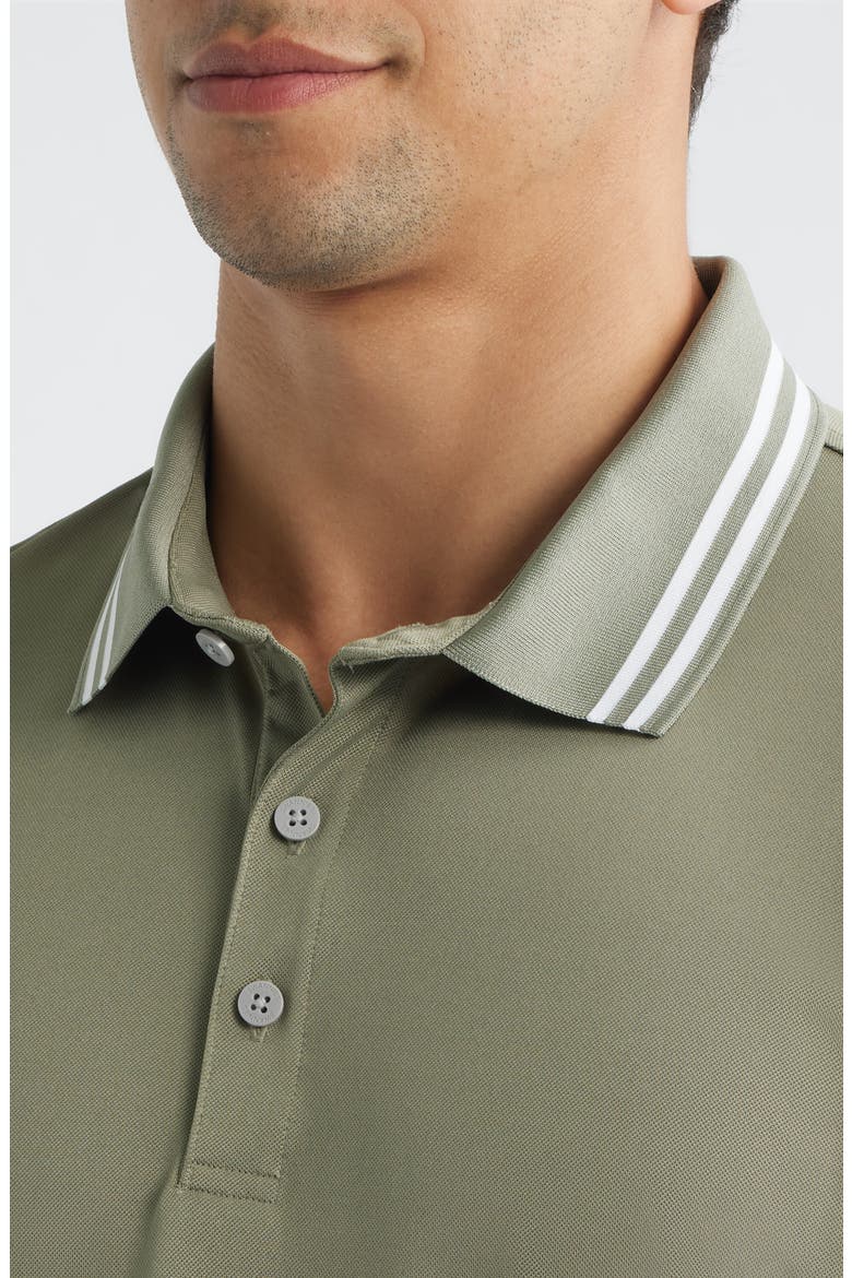 Thatcher Tipped Performance Polo, Alternate, color, OLIVE