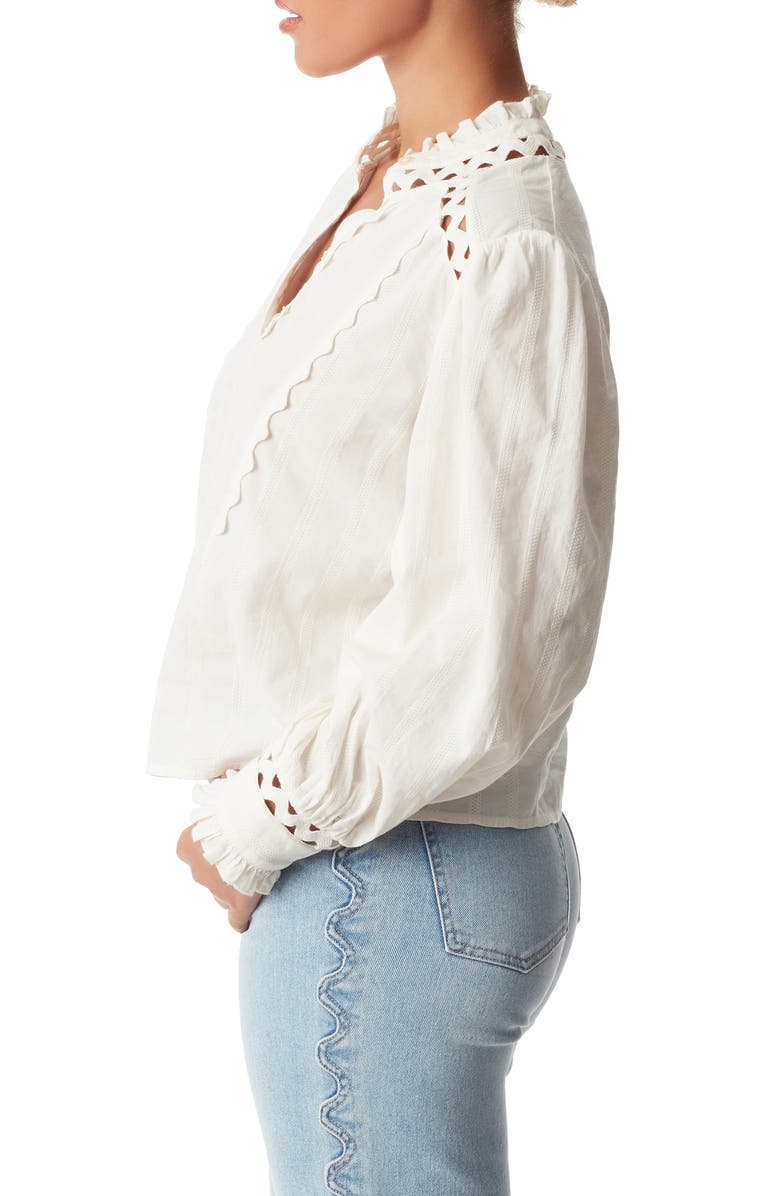 Sam Edelman Vida Woven Cotton Shirt, Alternate, color,