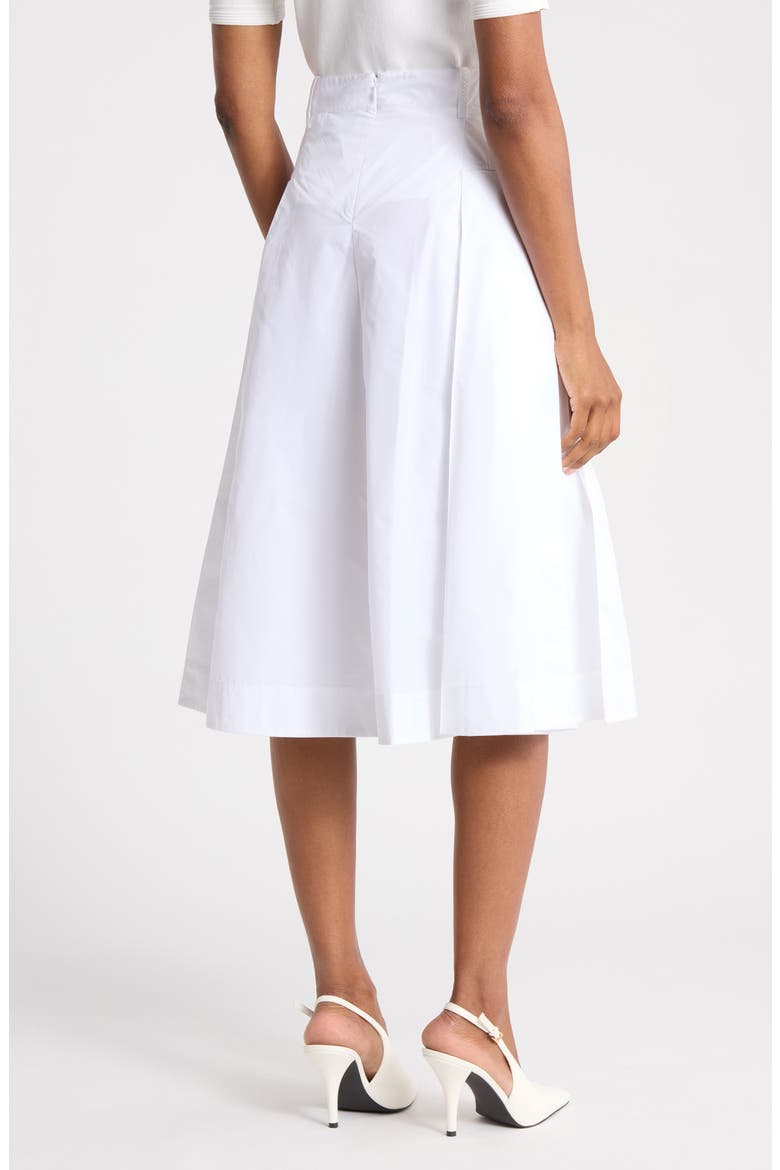 Belted Utility Maxi Skirt, Alternate, color, WHITE
