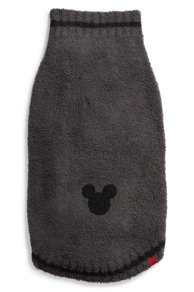 x Disney CozyChic™ Mickey Mouse Pet Sweater, Main, color, CARBON/ BLACK
