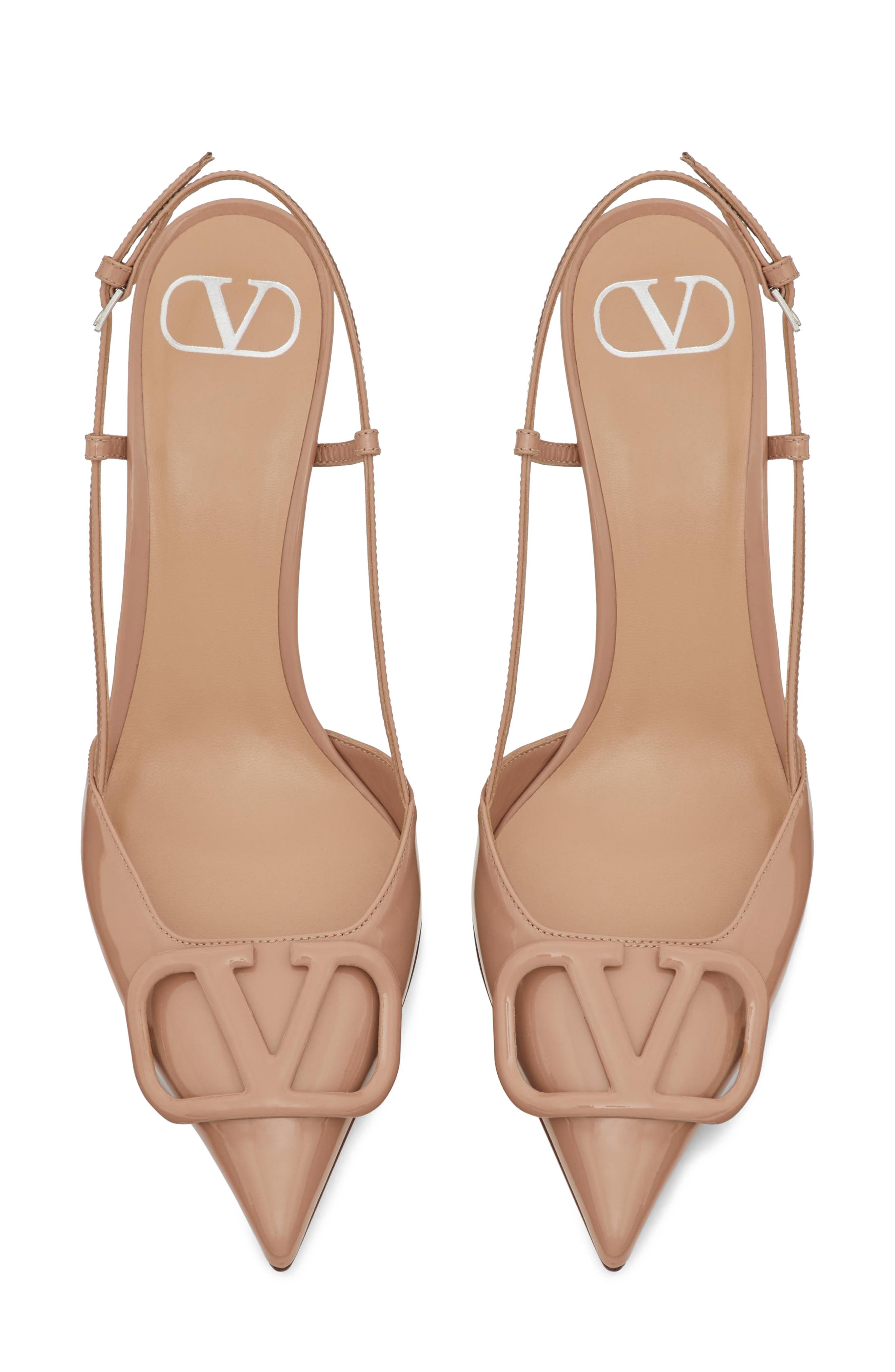 VLOGO Pointed Toe Slingback Pump, Alternate, color, GF9 ROSE CANNELLE
