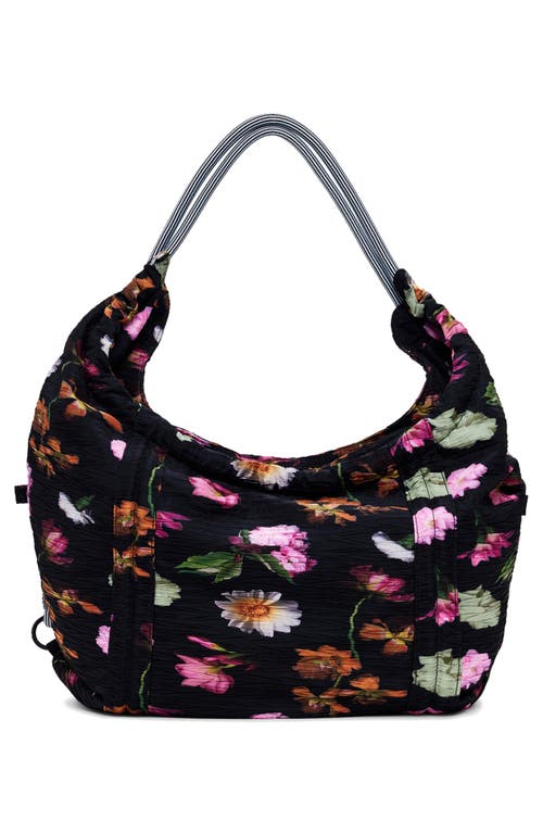 Desigual Ruched Floral Shoulder Bag
