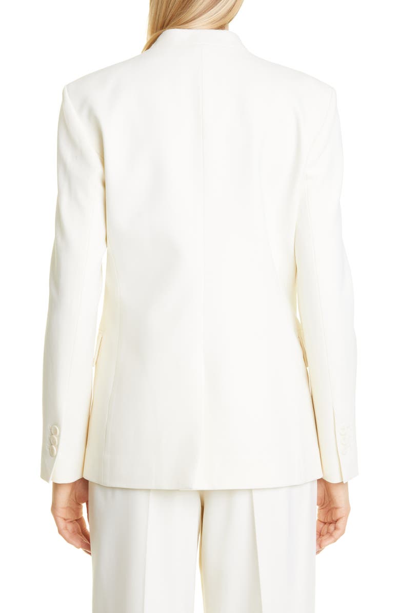 Maria McManus Women's Collarless Stretch Wool Blazer, Alternate, color, 