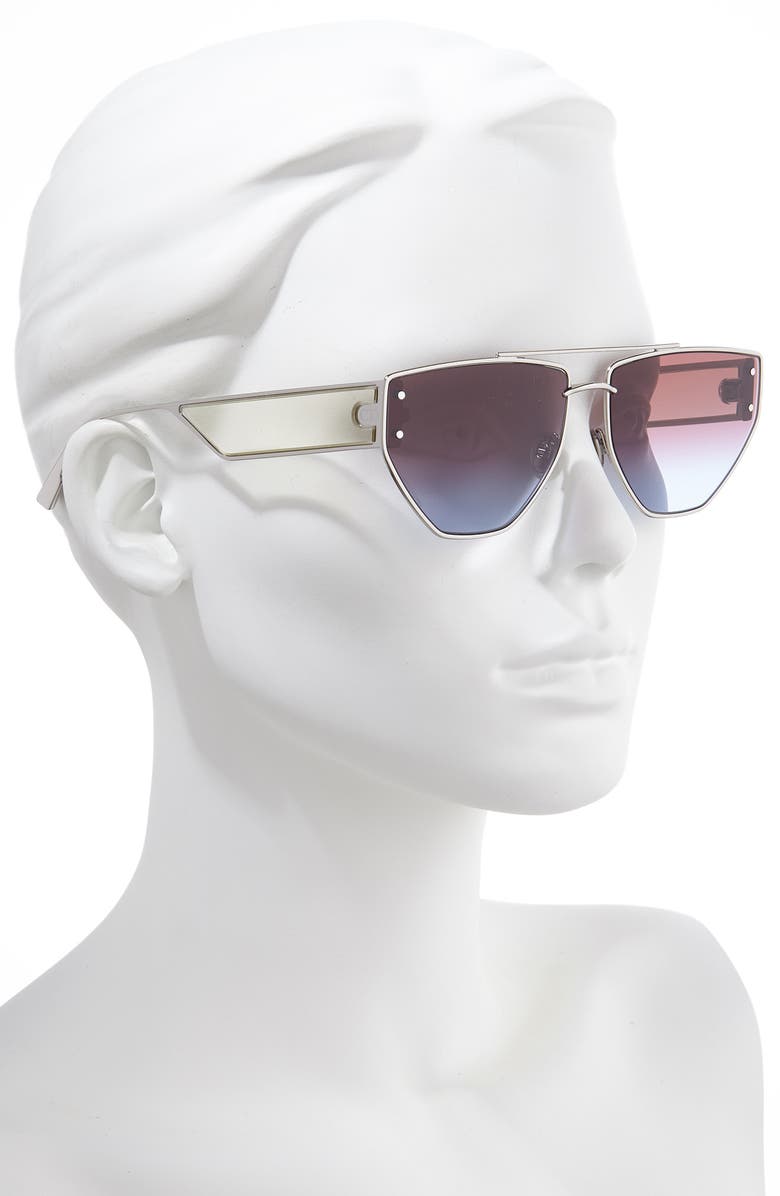 DIOR Clan 2 61mm Aviator Sunglasses, Alternate, color,