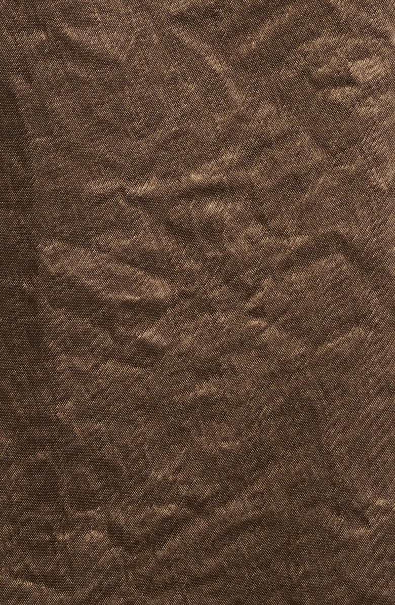 BOSS Beshiny Crinkle Satin Top, Alternate, color, Marshland Green