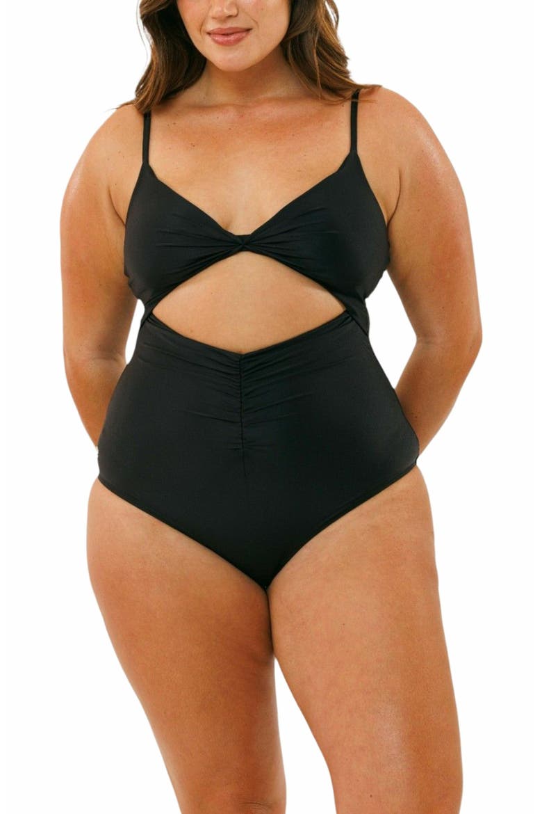 Jordan Onepiece Swimsuit, Alternate, color, Black