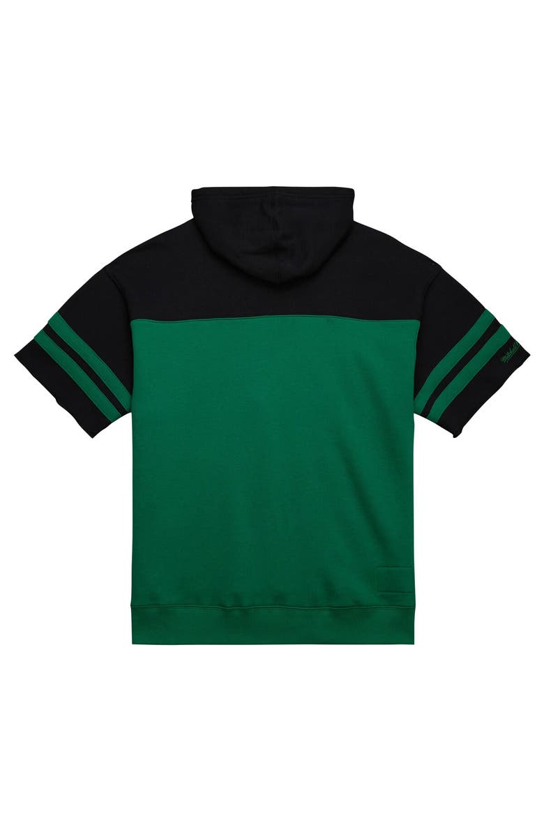 Mitchell & Ness Men's Mitchell & Ness Kelly Green Philadelphia Eagles  Off Field Vintage Logo Short Sleeve Pullover Hoodie, Alternate, color, 