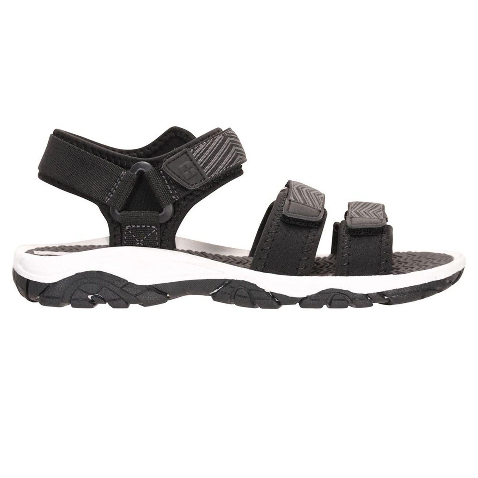 Childrens/Kids 3 Touch Fastening Strap Sandals, Alternate, color, Black