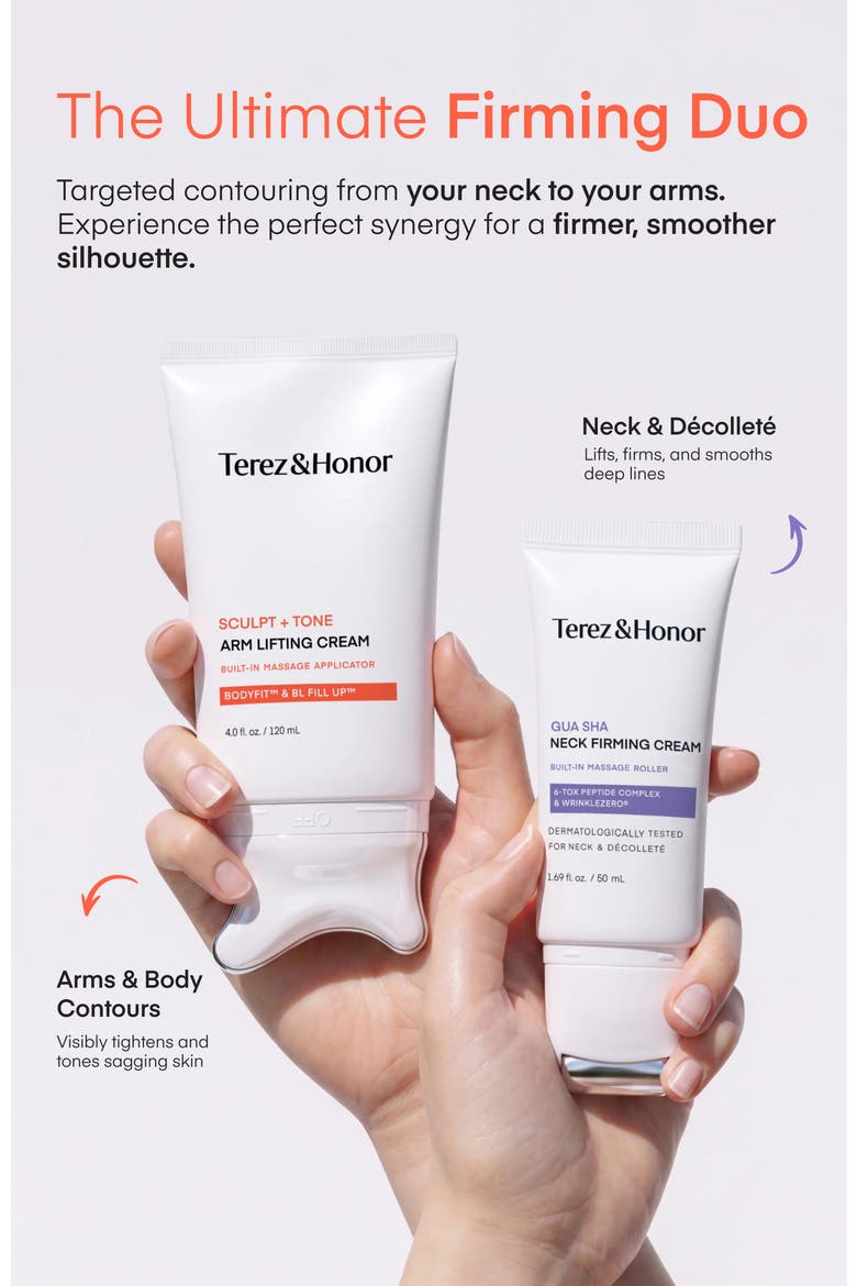Sculpt + Tone Arm Lifting Cream, Alternate, color, Orange, White