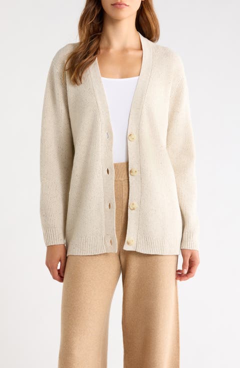 Merino Wool Boyfriend Cardigan