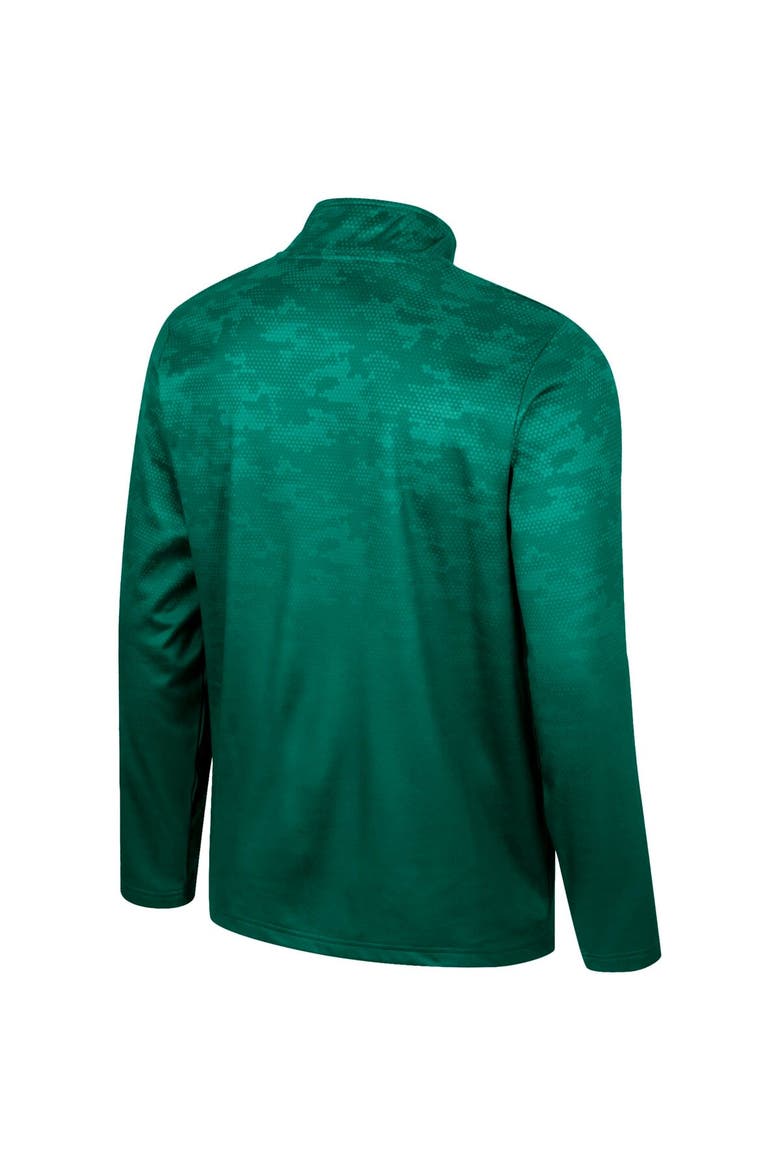 Men's Colosseum  Green Colorado State Rams The Machine Half-Zip Jacket, Alternate, color, Green