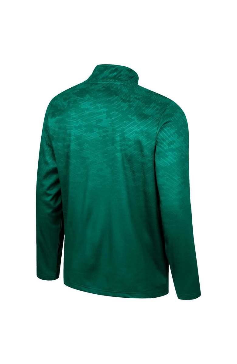 COLOSSEUM Men's Colosseum Green Colorado State Rams The Machine Half-Zip Jacket, Alternate, color, Green