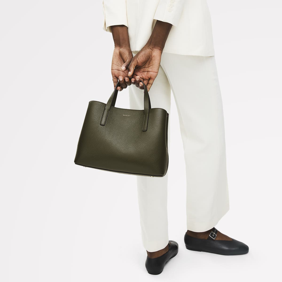 Radley Dukes Place Medium Ziptop Satchel Bag, Alternate, color, Pine Needle