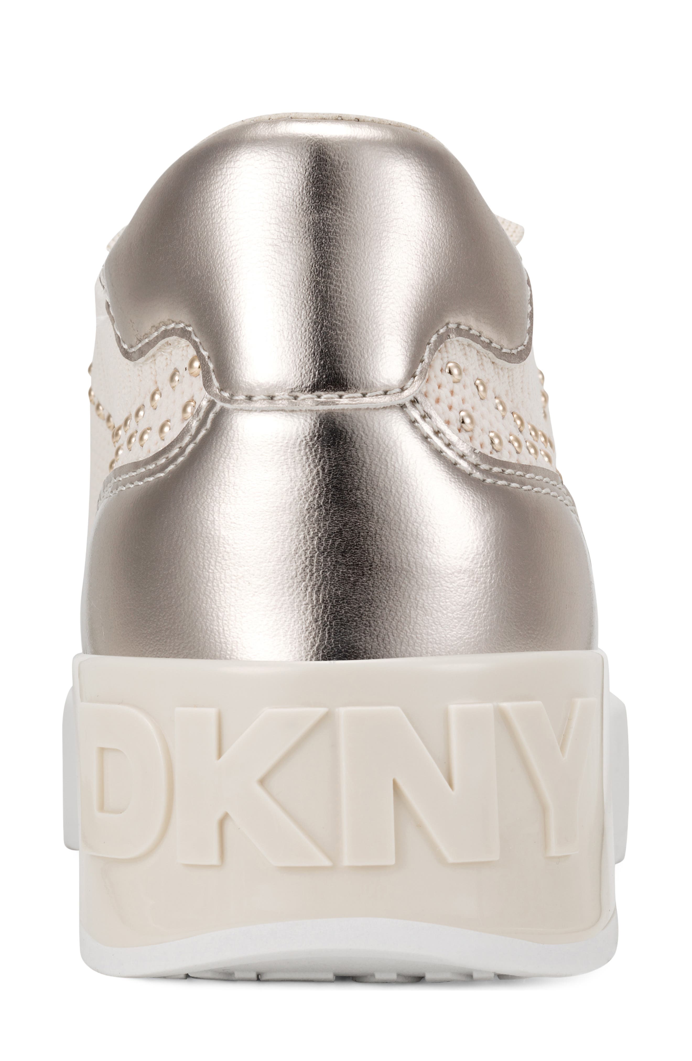 Mallory Stud Sneaker, Alternate, color, COCONUT