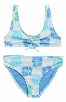 Roxy Kids' Floral Two-Piece Swimsuit
