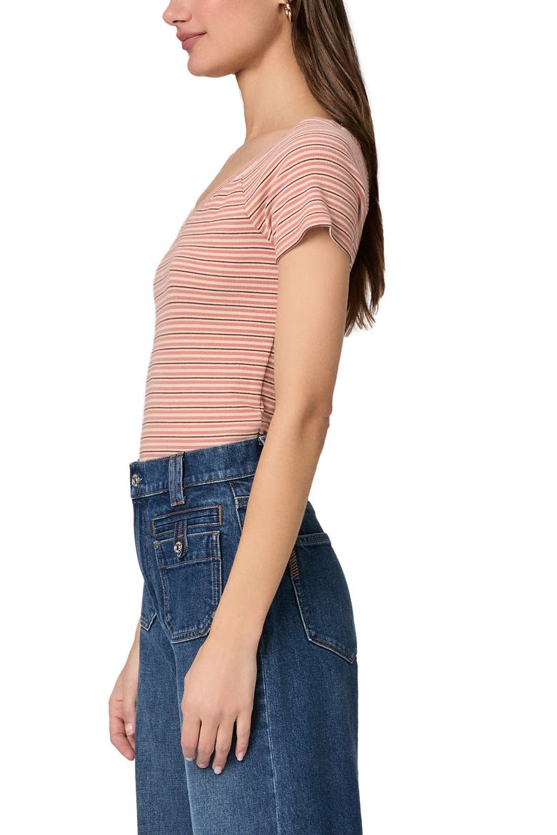 Leita Top, Alternate, color, PEACH TEA MULTI
