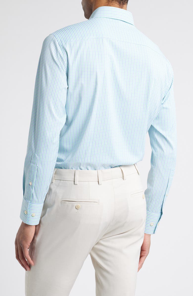 Peter Millar Hamilton Check Performance Button-Down Shirt, Alternate, color,