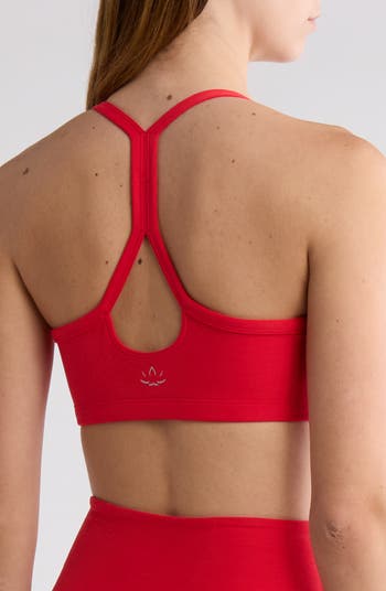 Space Dye Slim Racerback Sports Bra