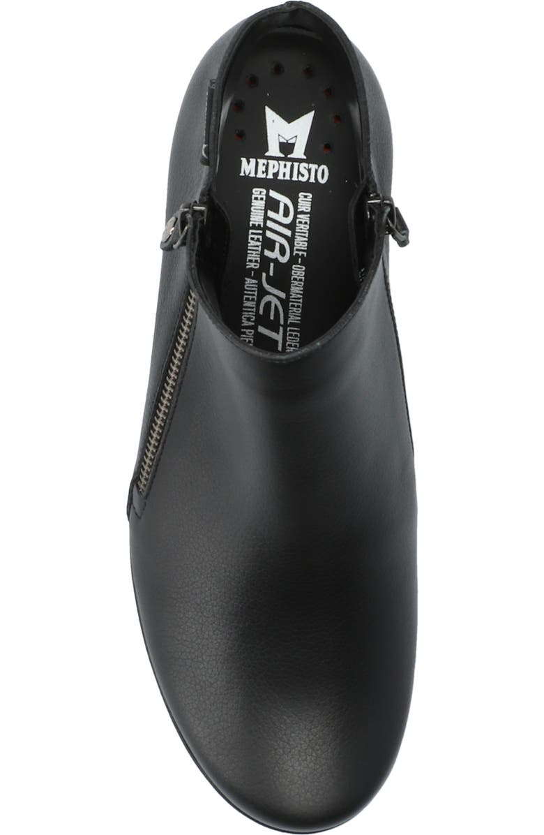 Mephisto Romia Double Zip Bootie, Alternate, color, Black Ceylon