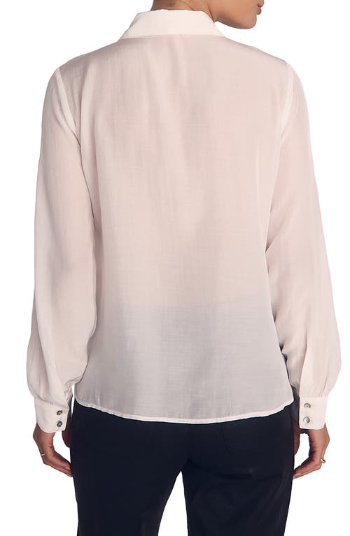 Bella Dahl Ruffle Button-up Shirt In White