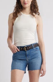 Treasure & Bond Pointelle Rib Crewneck Tank