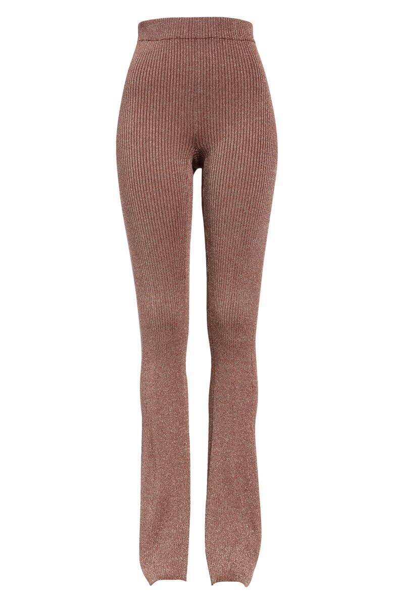 Simon Miller Saturn Skinny Rib Flared Pants, Alternate, color, 