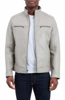 Michael Kors Barmullo Faux Leather Jacket