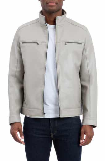 Michael Kors Barmullo Faux Leather Jacket