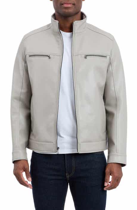 Michael Kors Barmullo Faux Leather Jacket