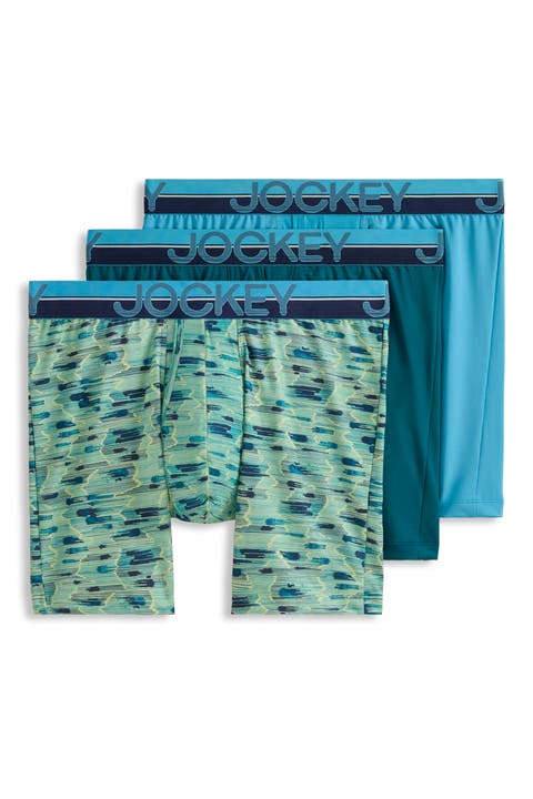 Men's Infinite Cool Microfiber Stretch 6" Boxer Brief - 3 Pack