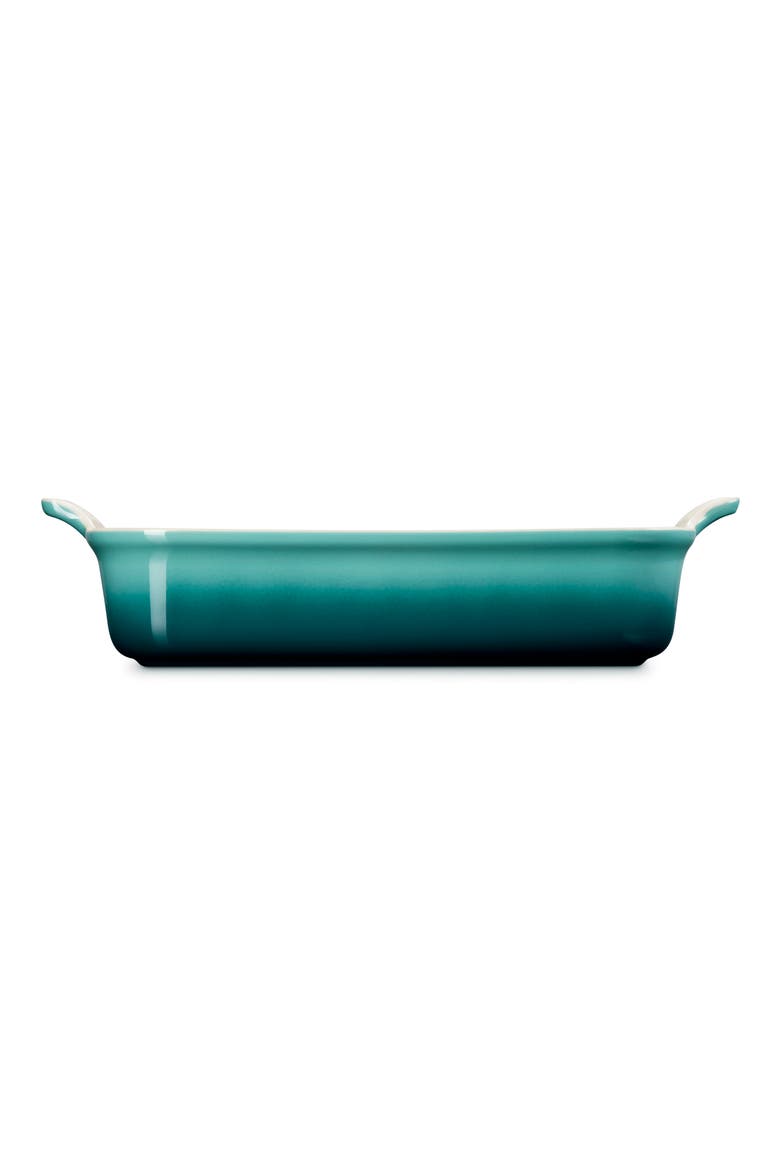 Heritage 4-Quart Rectangular Stoneware Dish, Alternate, color, RIVIERA